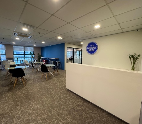 The Language House Reception